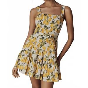 NEW EN SAISON blanca mini dress in yellow